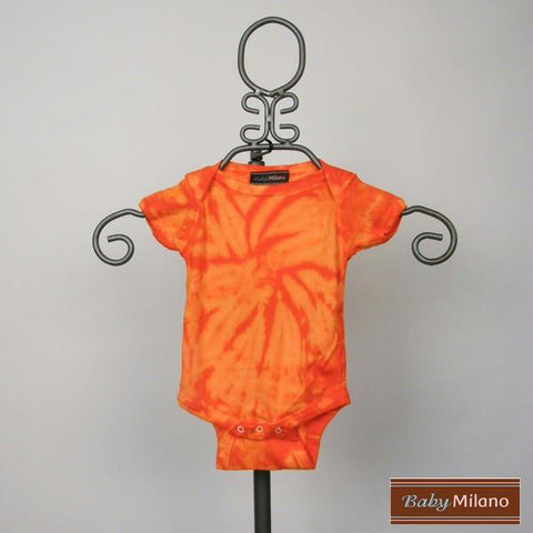 Tie Dye Bodysuit - Orange