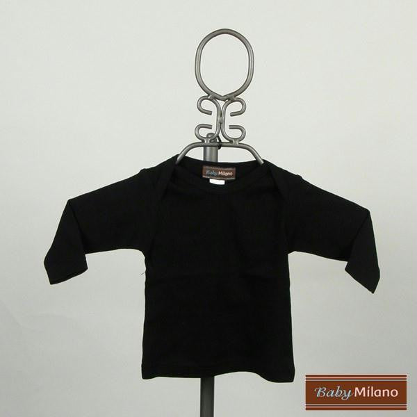 Black Long Sleeve Baby Shirt by Baby Milano