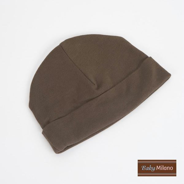 Brown Beanie Hat by Baby Milano