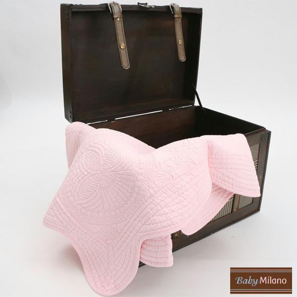 Baby Quilt - Pink by Baby Milano