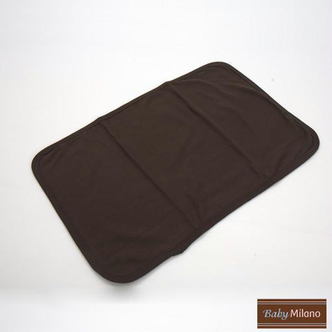 Baby Burp Cloth - Brown by Baby Milano