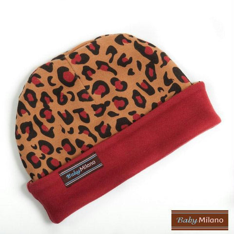 Baby Girl Hat -  Leopard Print