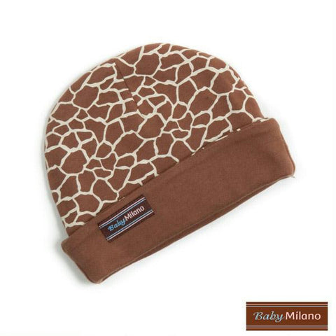 Giraffe Print - Baby Beanie Hat