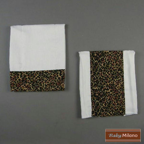 Burp Cloth Set - Leopard Design by Baby Milano