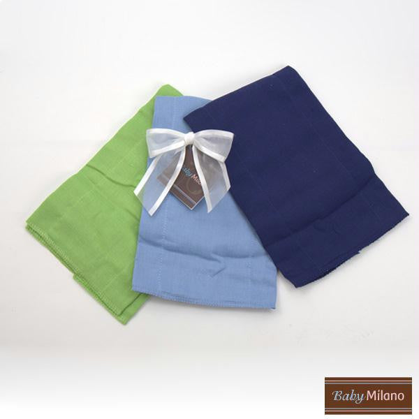 Burp Cloth Set for Boys by Baby Milano