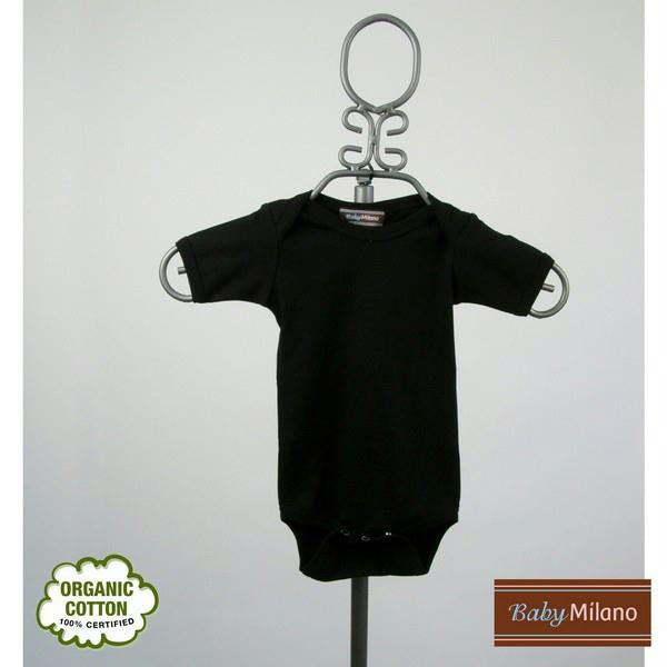 Organic Baby Bodysuit - Black