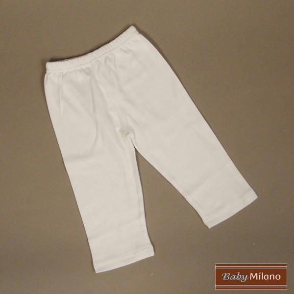 White Baby Pants by Baby Milano