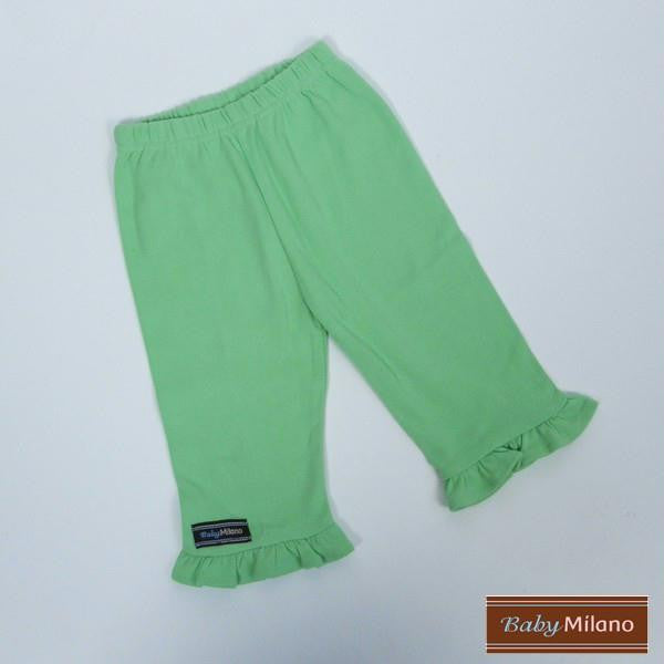 Lime Baby Frilled Pants by Baby Milano