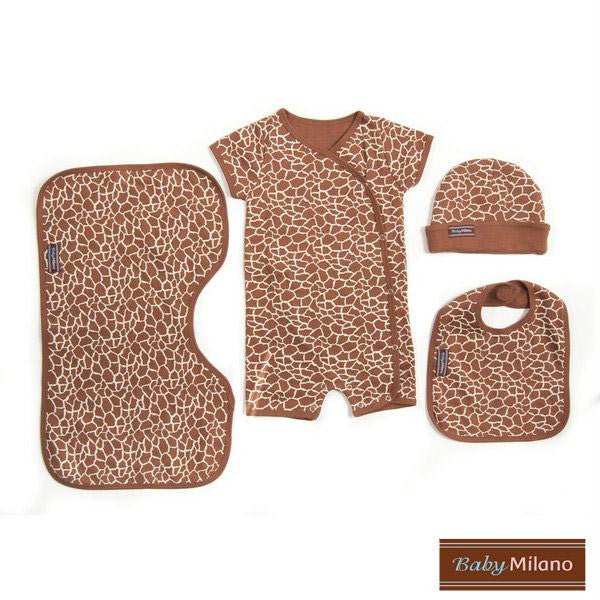 Baby Gift Giraffe Print - 4 pc