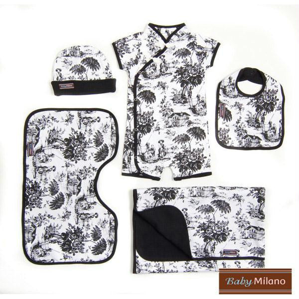 Toile Gift in Black- 5 pc