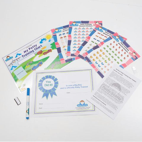 Potty Training Chart & Reward Sticker by Potty Scotty&trade;