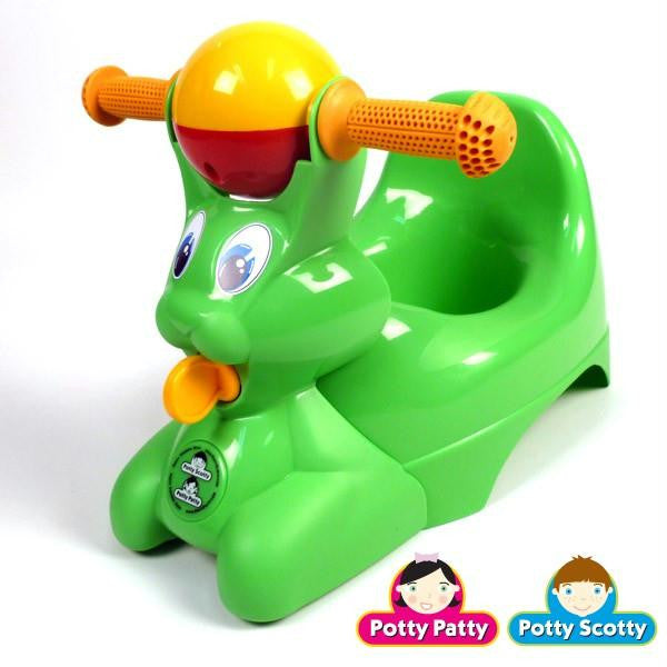 Green Riding Potty Chair by Potty Scotty & Potty Patty