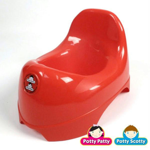 Red Potty Chair by Potty Scotty & Potty Patty