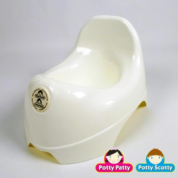 White Potty Chair by Potty Scotty & Potty Patty