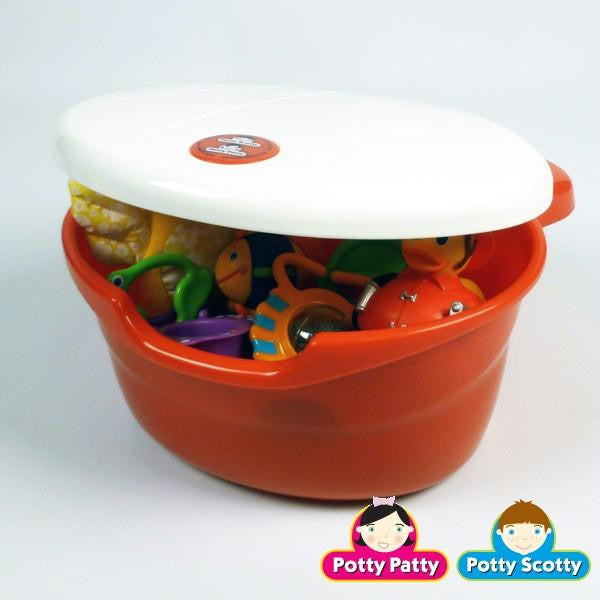 Red Tub Toy Organizer