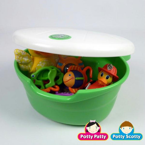 Green Tub Toy Organizer