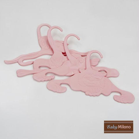 Baby Clothes Hangers - Pink- 4 Pk by Baby Milano