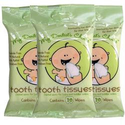 Tooth Tissues- Dental Wipes for Baby & Toddlers  - 3 Pack